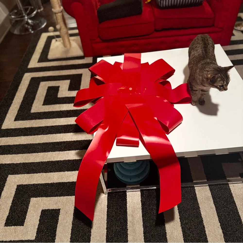 Elegant Red Ribbon Gift Box - Picture 2 of 16